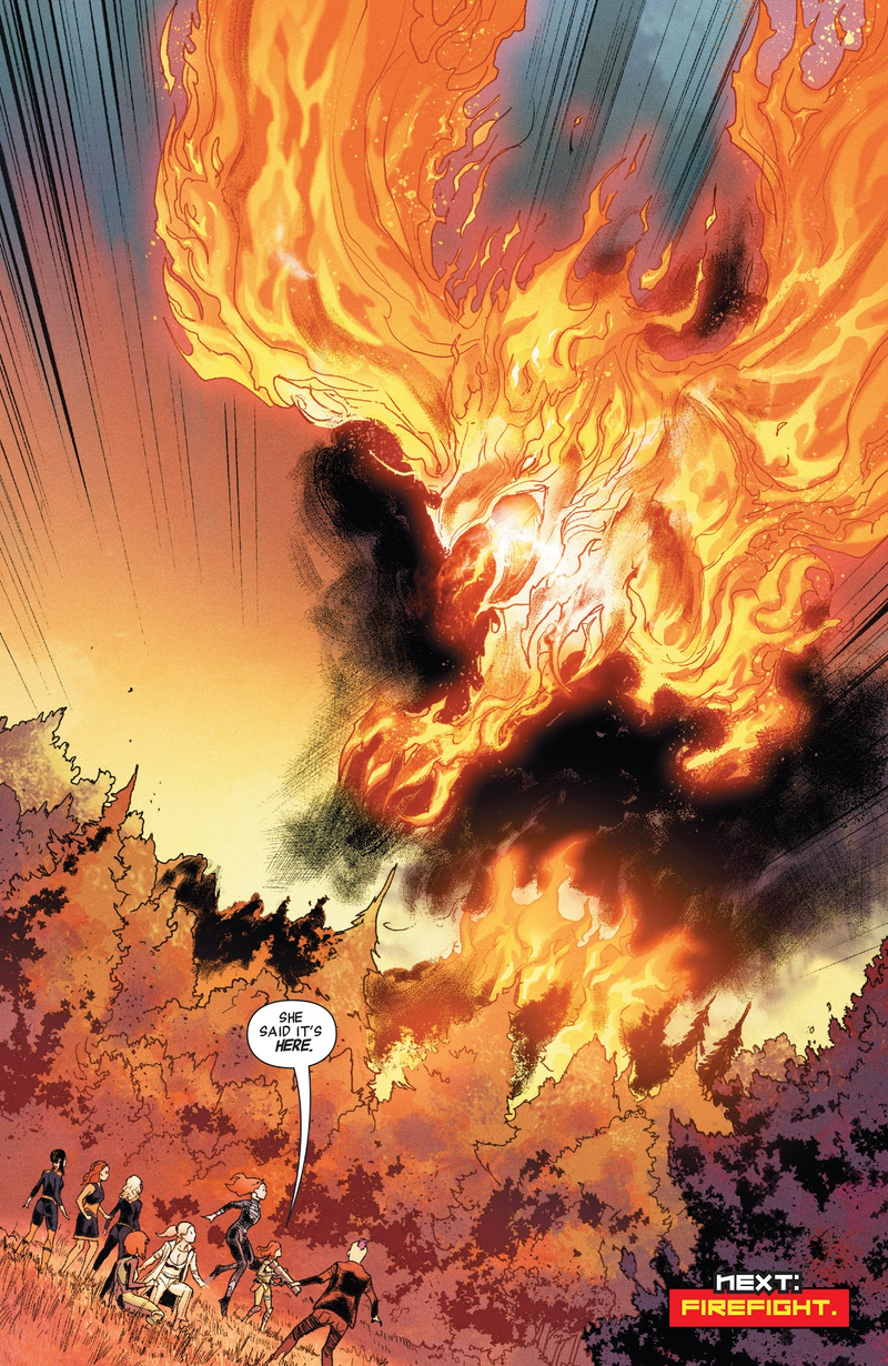 Illustration for article titled Jean Grey's Phoenix Force Finally Makes Its Return in the Most Melodramatic Way